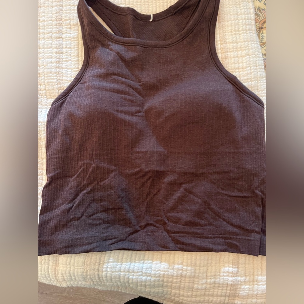 Lululemon racer back cropped top